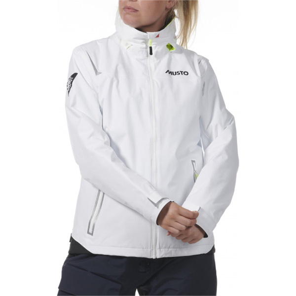 2025 Musto Womens BR1 Solent Sailing Jacket 82404 - White
